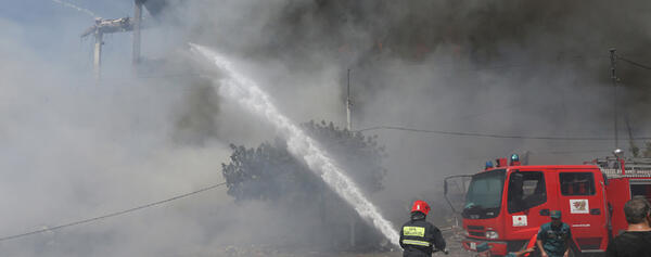 Air pollution following the explosion at Surmalu shopping center recorded in two districts of Yerevan